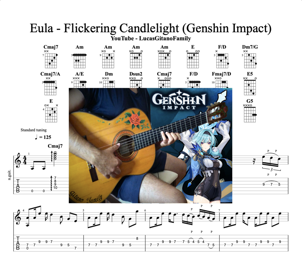 Eula Flickering Candlelight Genshin Impact 