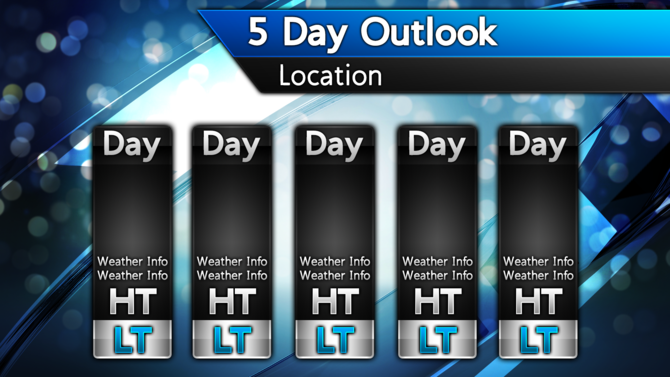 5 &amp; 7 Day Forecast Template 10