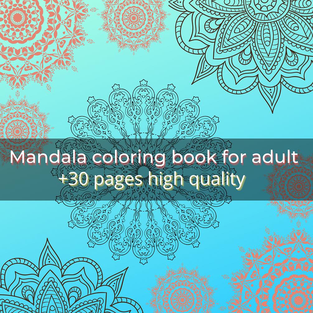 Download Mandala Coloring Book For Adult Colouring In Pages Adults 30 Page Pdf Printable Coloring Pages Kdp Interior Content With Cover Free