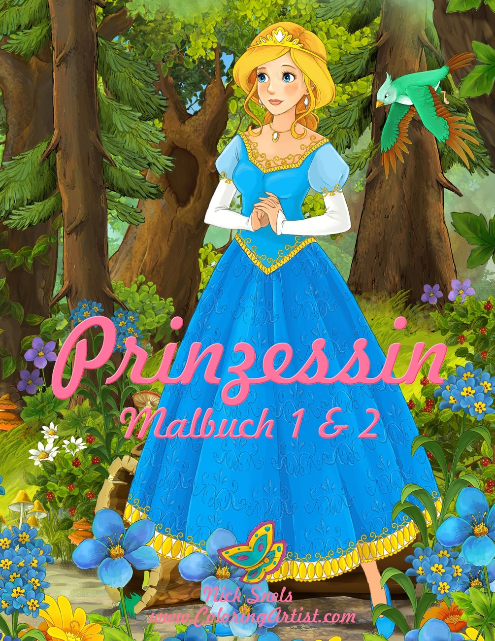Prinzessin Malbuch 1 & 2