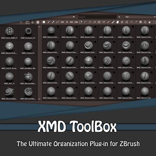 XMD ToolBox v1 (ZBrush Plugin) NOW FREE!