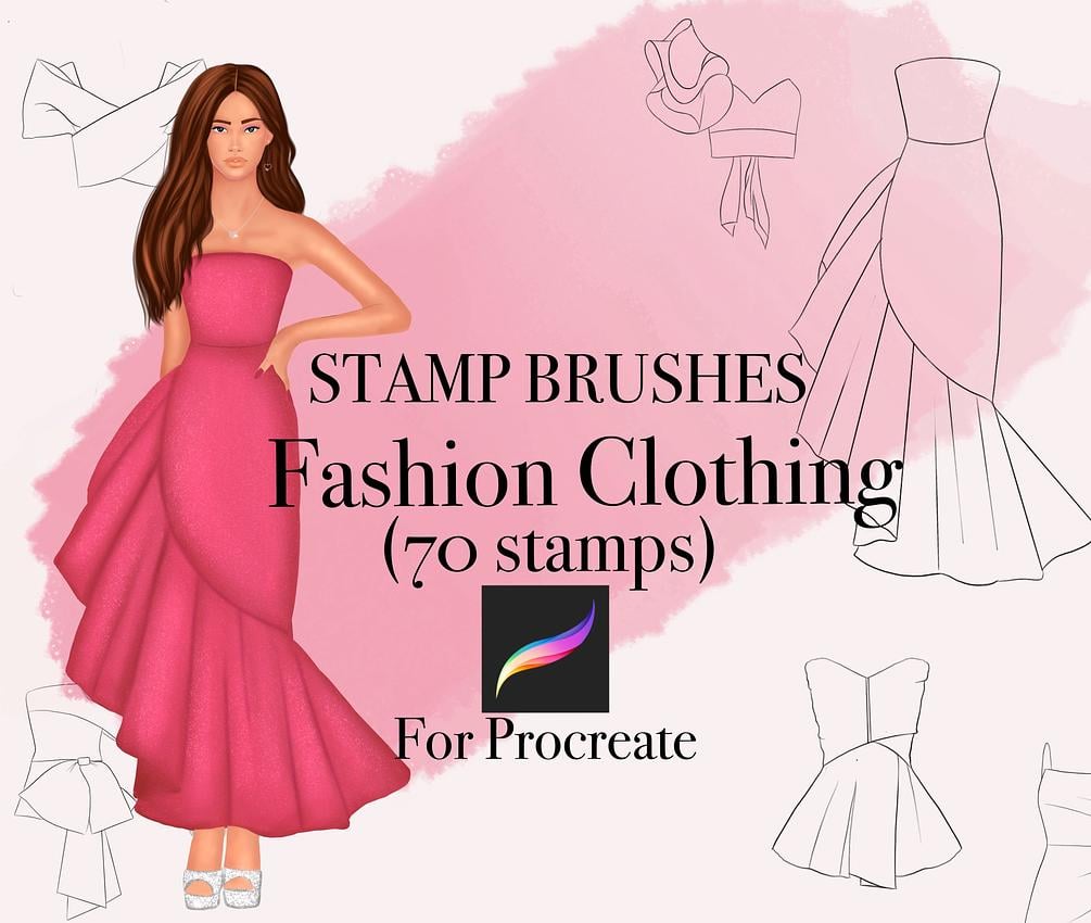 procreate clothing stamp free