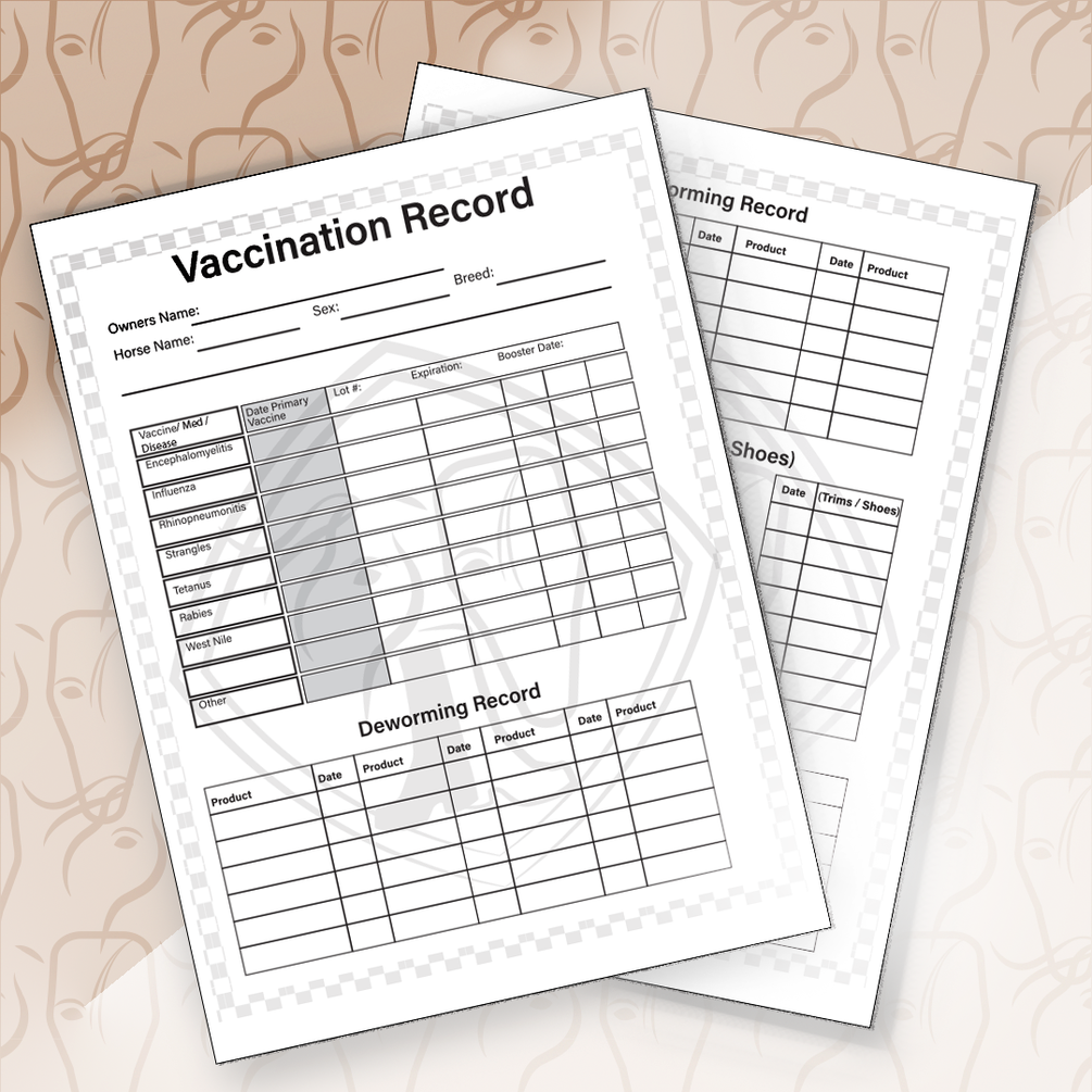 Vaccination and Deworming Record
