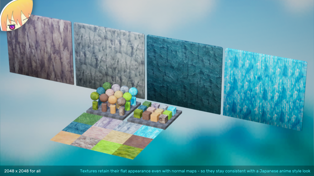 Anime Texture Pack V2 - Mountain and ground