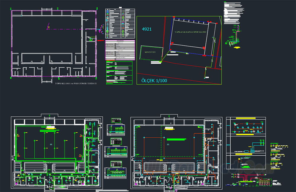 Gym Dwg Project Drawing And All Calculations FN0767