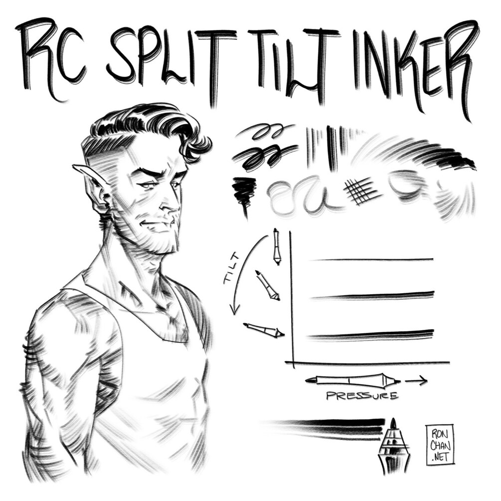 CSP (MS5) Brush Split Tilt Inker