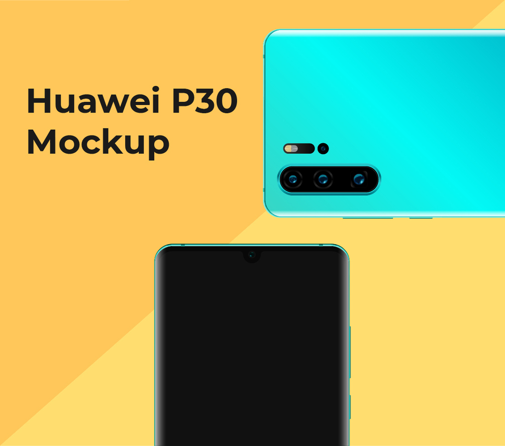 Huawei P30 Pro Mockup