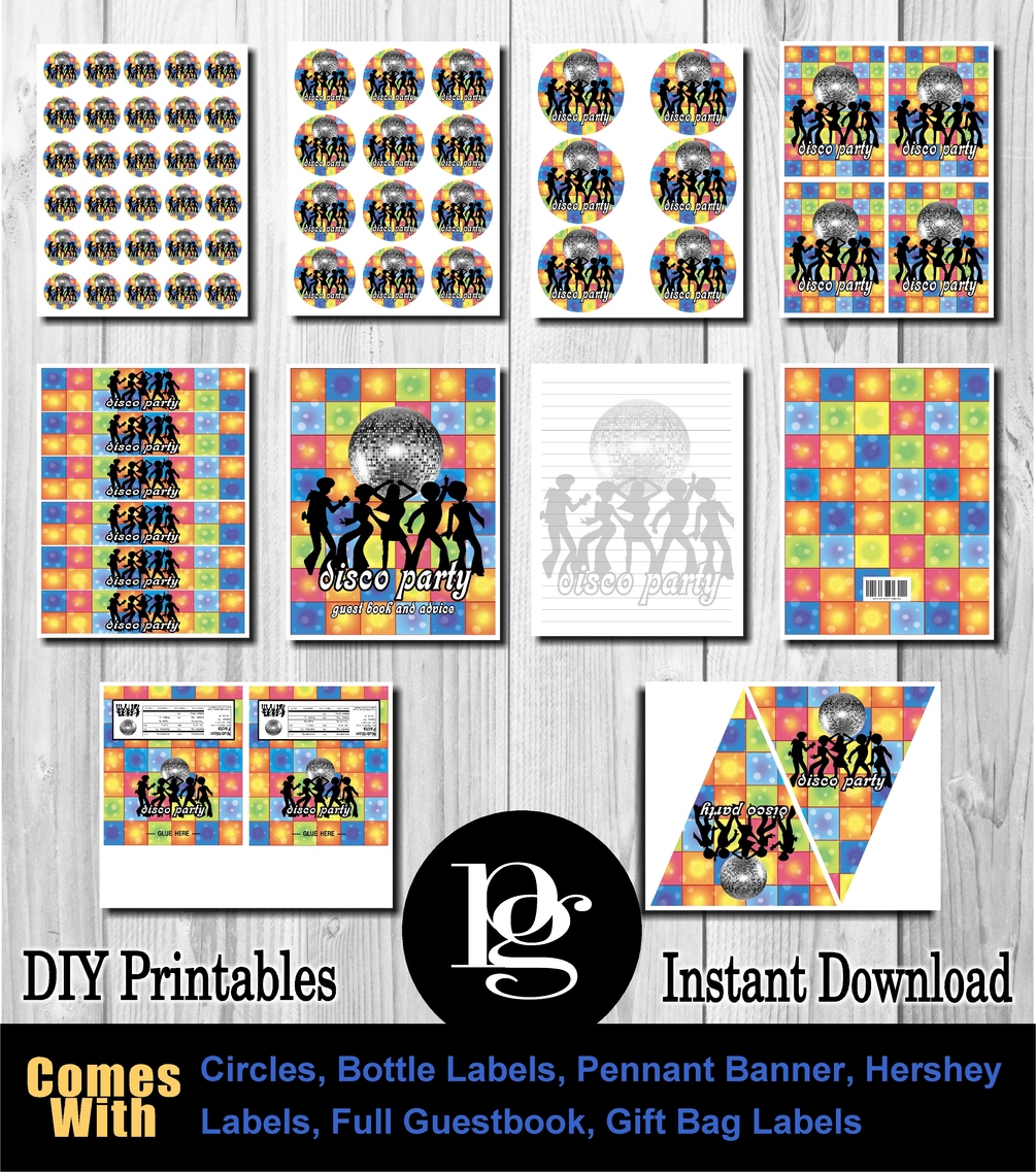 70s Disco Printable