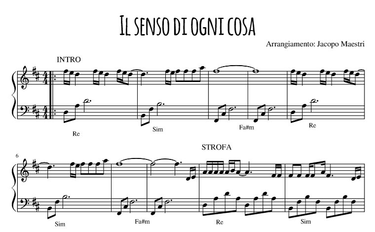 Fabrizio Moro Il Senso Di Ogni Cosa Accordi