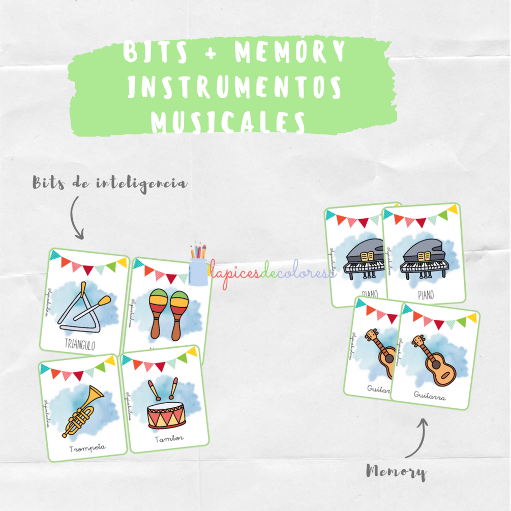 Bits memory instrumentos musicales