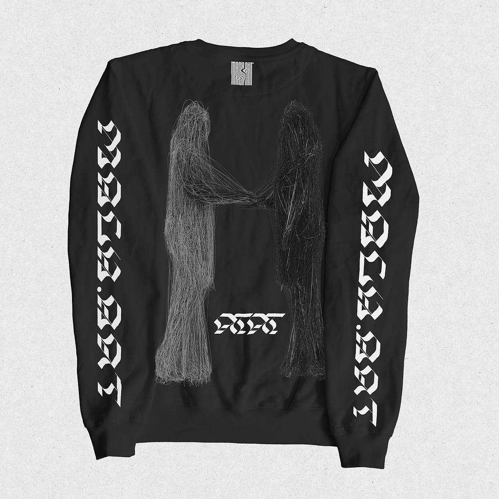 Free Back Crewneck Sweatshirt Mockup PSD