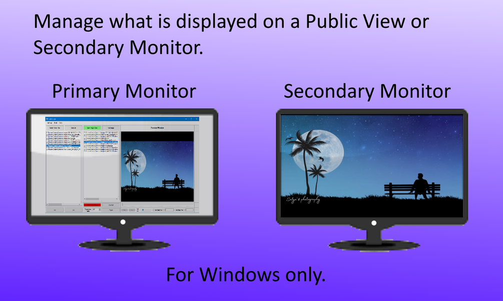 Split Screen Dual Monitor Management