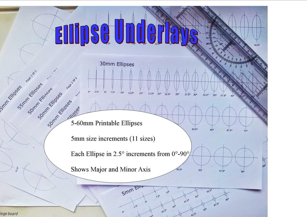 Printable Ellipses 5-60mm