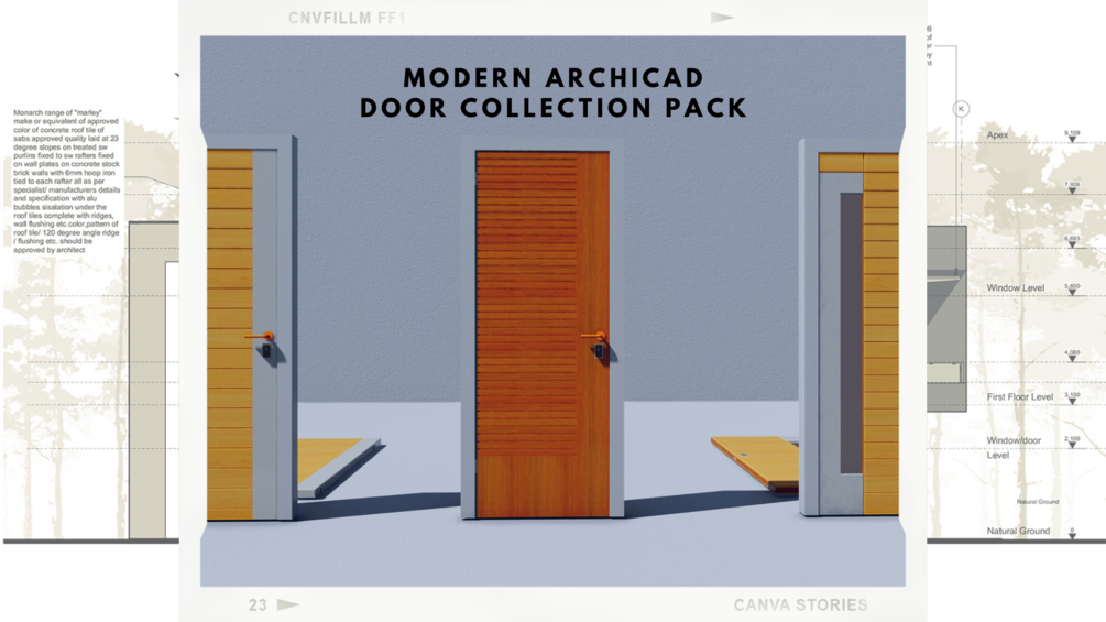 MSBIM ArchiCAD Door Collection Pack