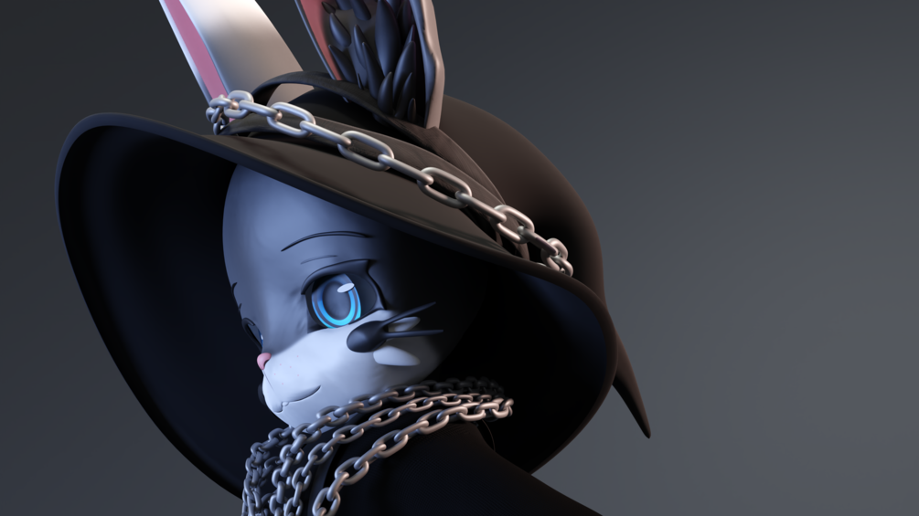 VRChat Nanachi EGirl Witch Hat [Halloween] [Accessories]