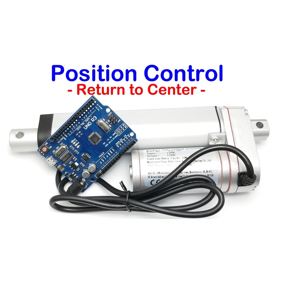 Arduino Linear Actuator Position Control Software and Schematics