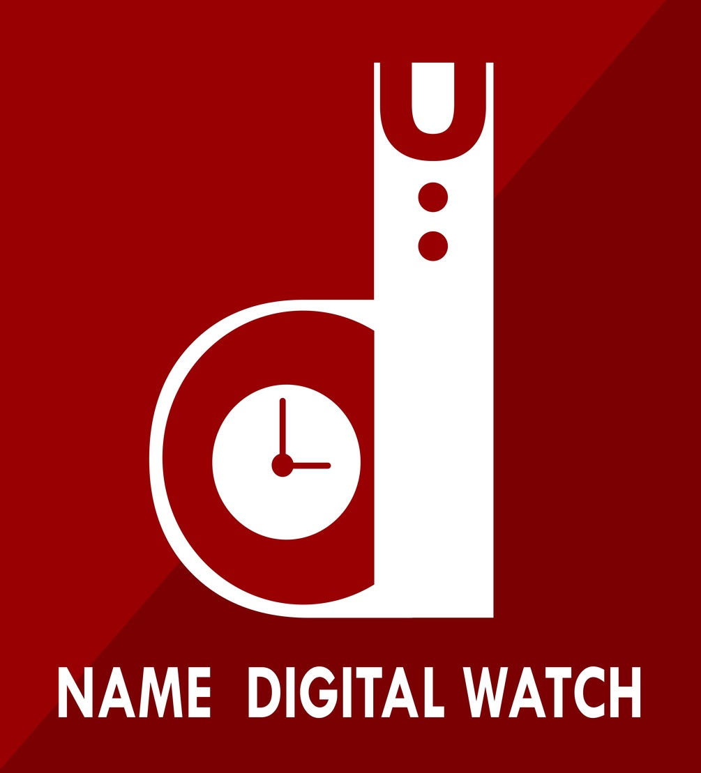 Digital watch company logo