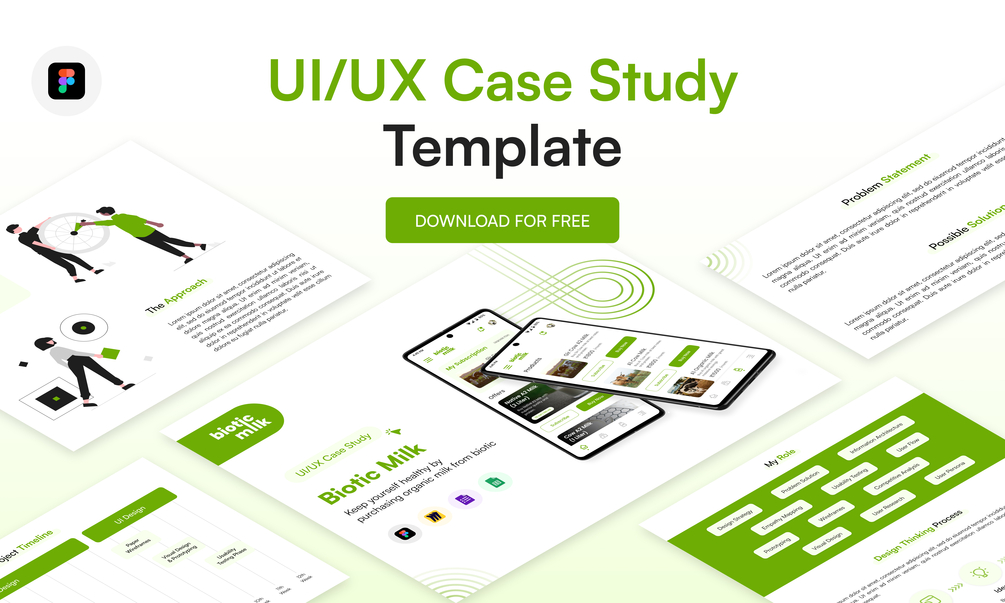 UI/UX Case Study Template [FREE]