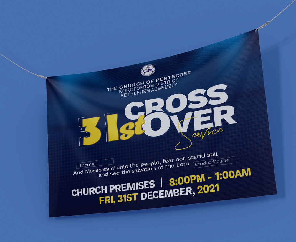31st Cross Over Banner Design