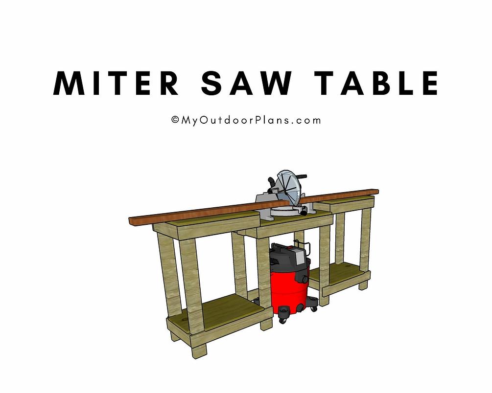 Miter Saw Table Plans