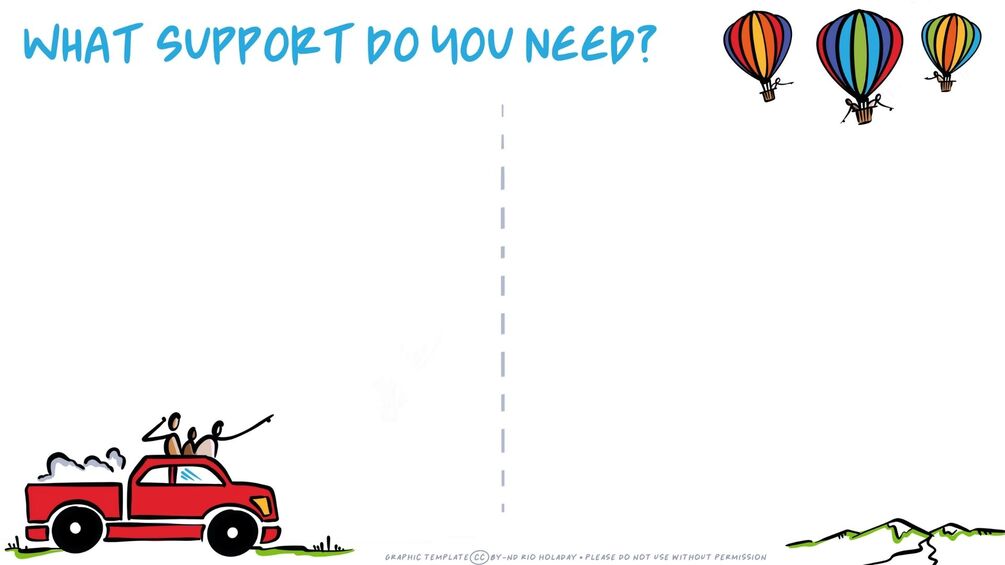 "What Support Do You Need" Template