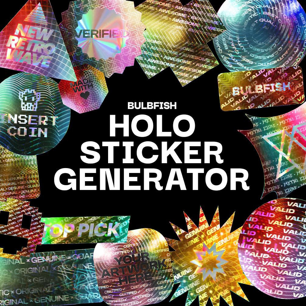 Holo Sticker Generator