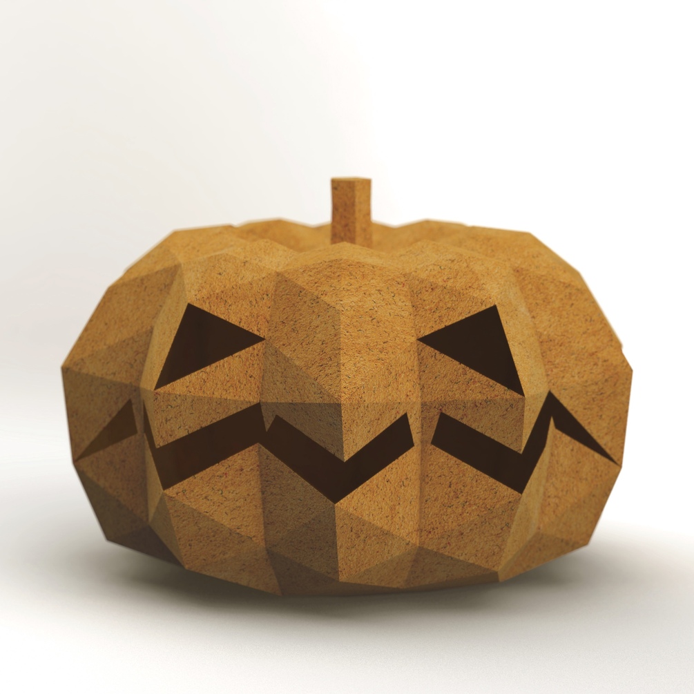 Pumpkin Free Papercraft Template