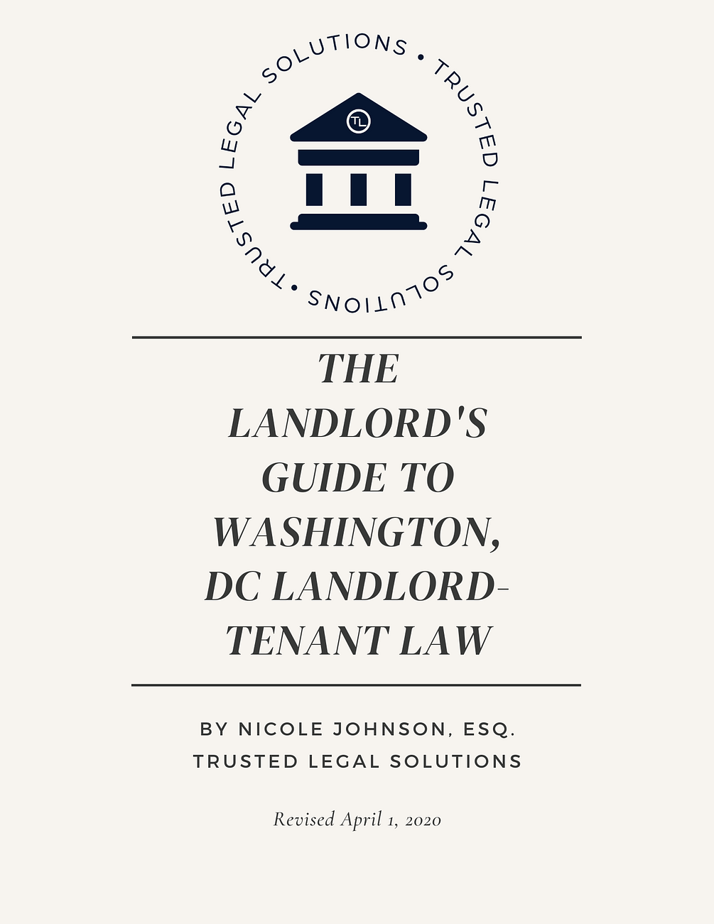 The Landlord's Guide to Washington, DC LandlordTenant Law