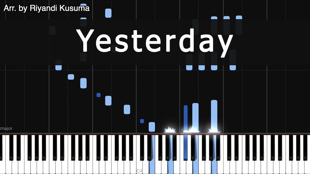 Yesterday The Beatles (MIDI & Synthesia)