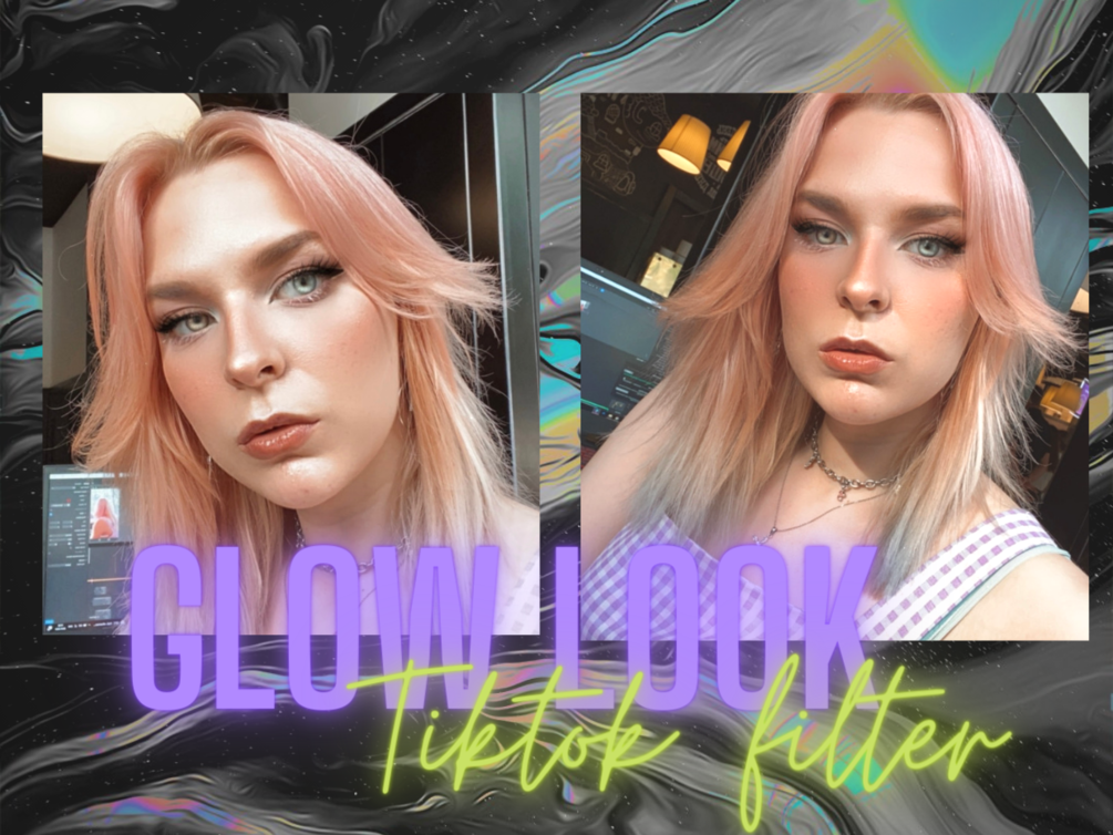 TikTok Glow look Spark AR & Instagram MakeUp Filter