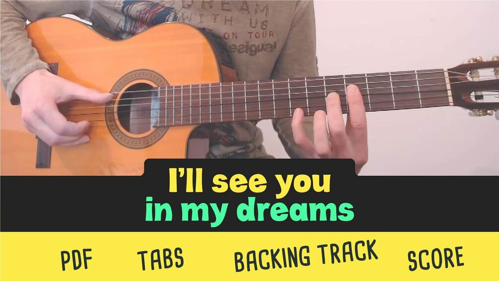 I'll see you in my dreams Fingerstyle Arrangement