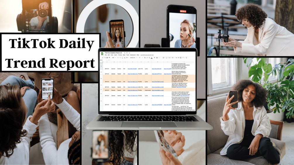 TikTok Daily Trend Report The Fox Creative