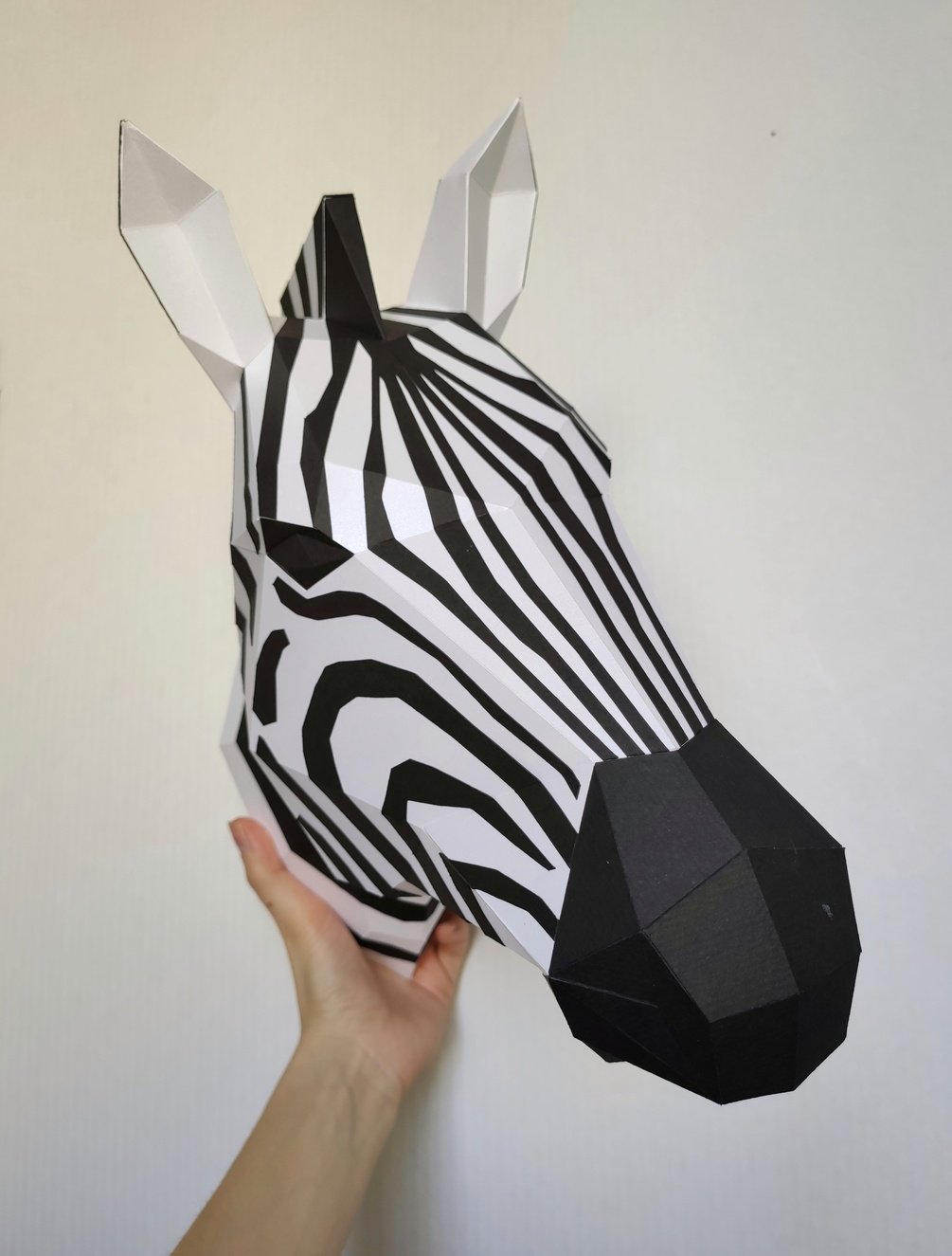 ЗЕБРА / PAPERCRAFT ZEBRA template pdf