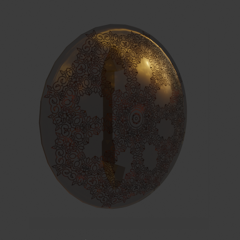 Enchanted Bronze Buckler.