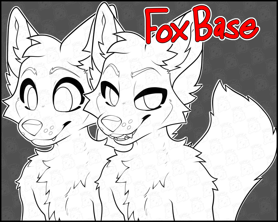 Premade Fox PNGTuber Base!