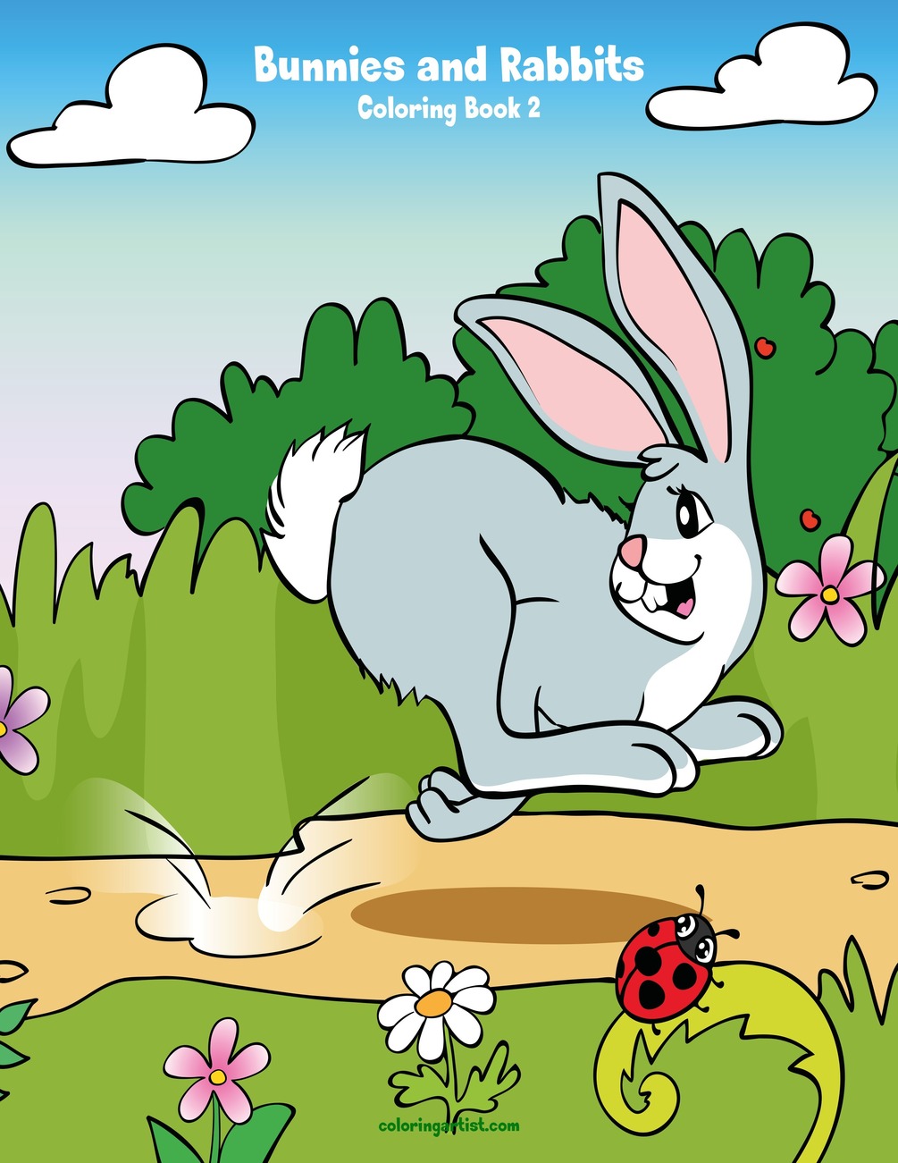 Bunnies And Rabbits Coloring Book 2