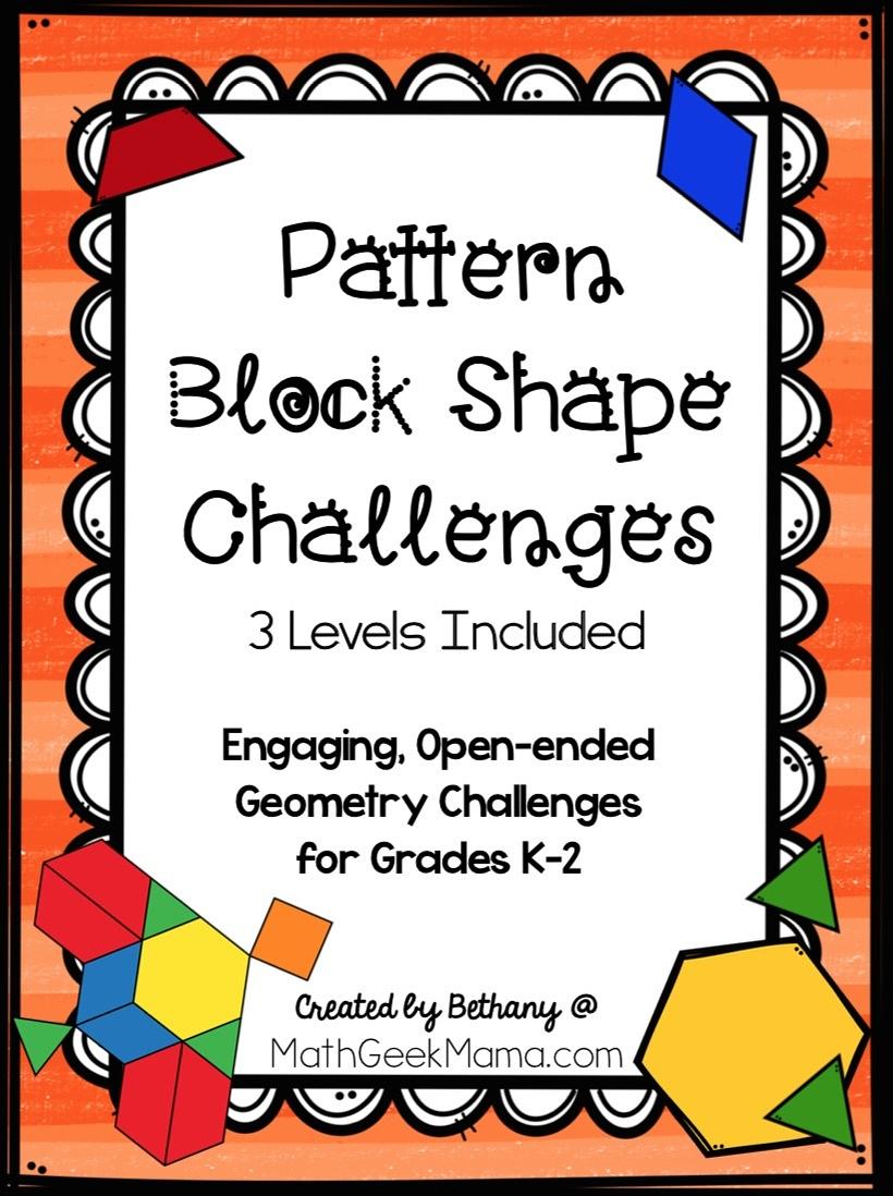 Pattern Block Challenges Composing Shapes in K2