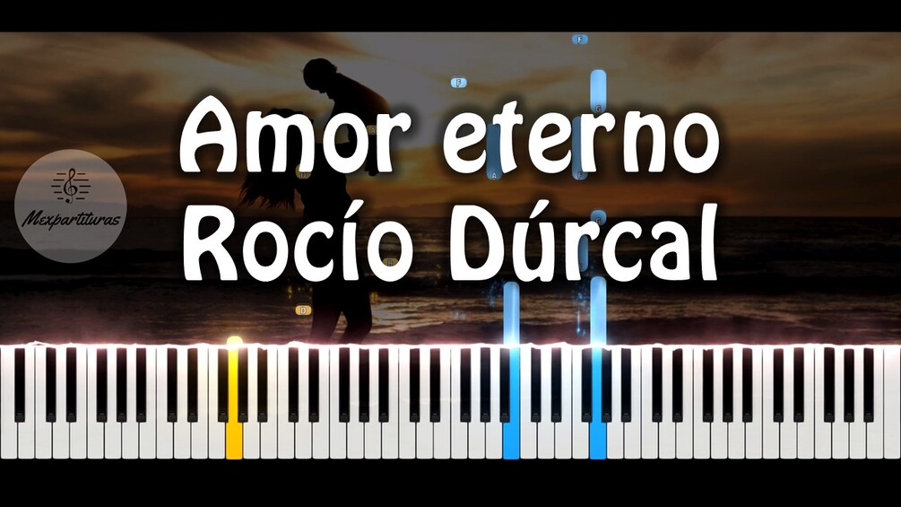 Rocio Durcal - Amor eterno Piano (Partitura/MIDI/Mp3)