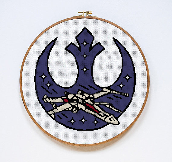 Threads 4 Printed Schemes Inside Hoops Star Wars X Wing K382 Counted Cross Stitch Pattern Embroidery Pattern Needles No Fabric Patterns Cross Stitch Rayvoltbike Com