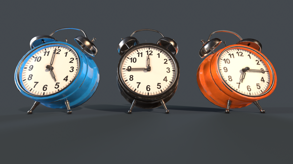 Alarm Clock (PBR Game Ready)
