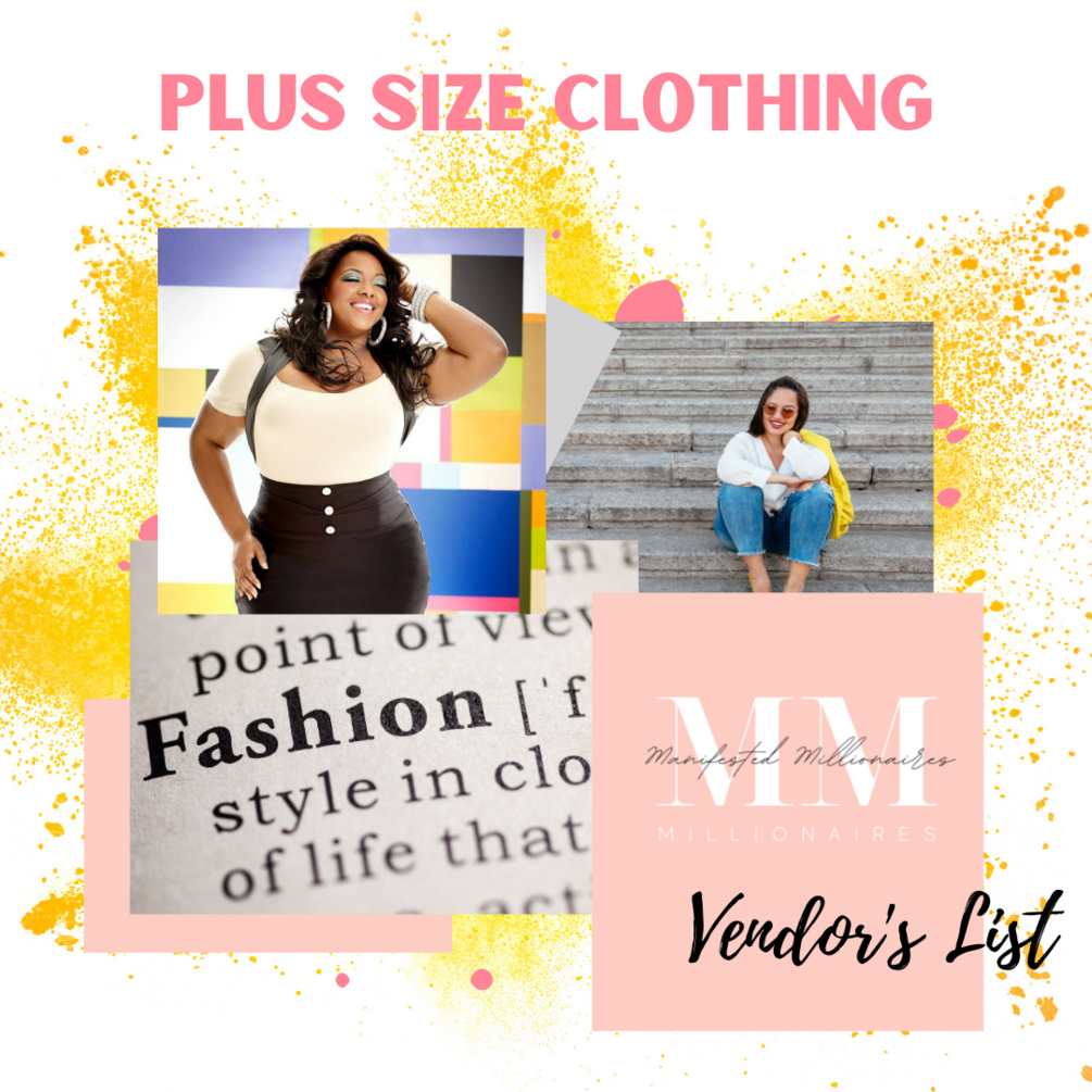 Plus Size Clothing Vendors List