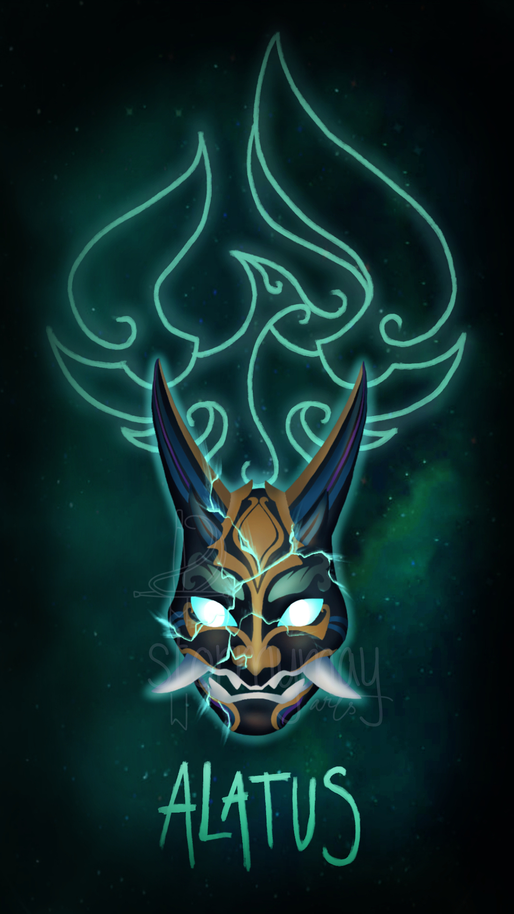 Xiao Mask Wallpaper