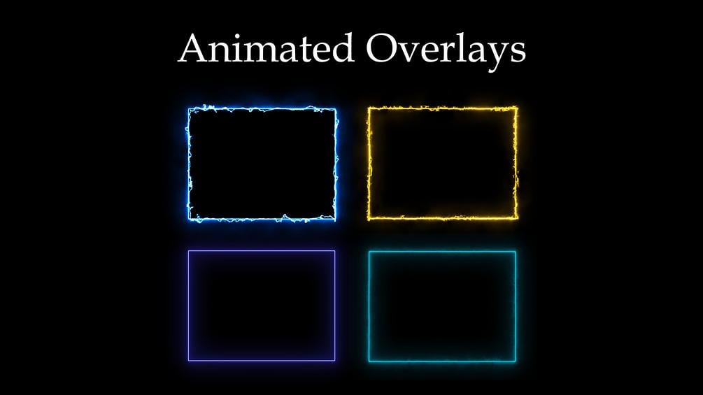 Animated Stream Overlays Pack