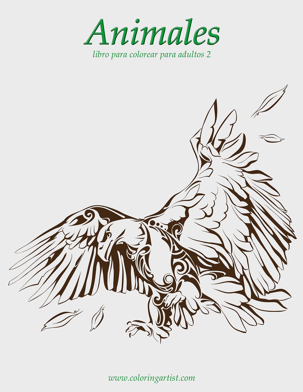 Animales libro para colorear para adultos 2