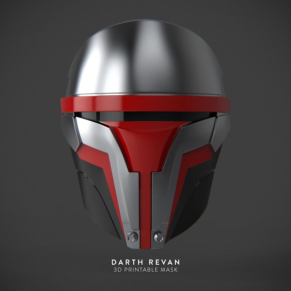 Darth Revan's 3D Printable Mask