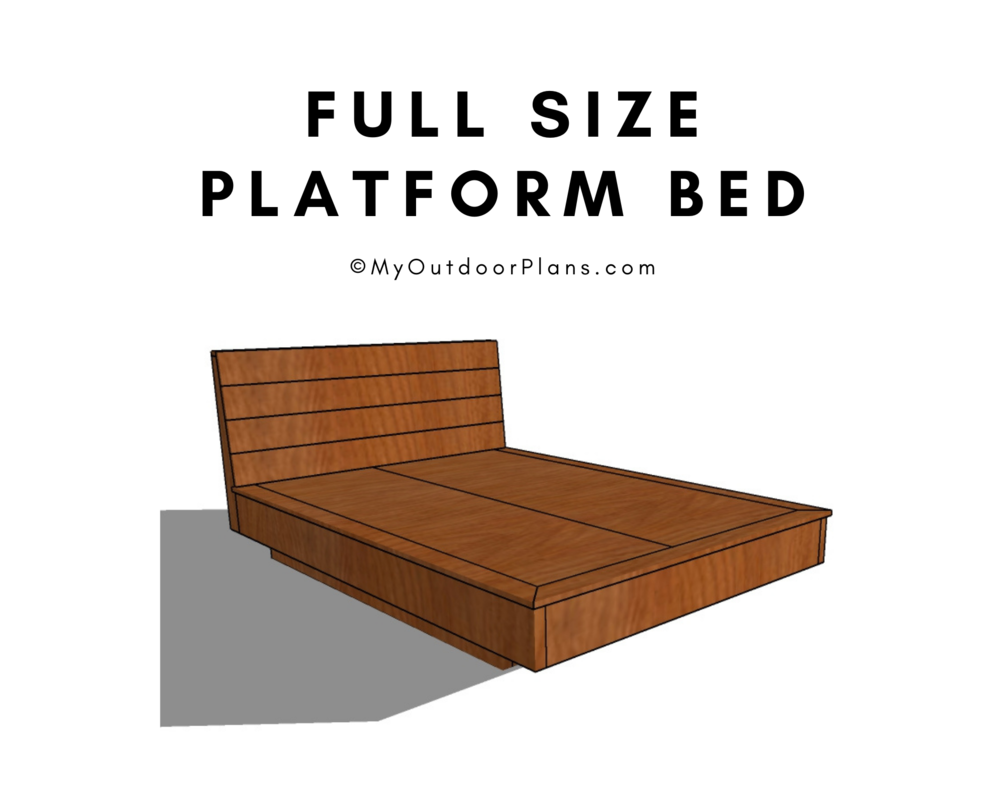 Floating Platform Bed Plans Full Size