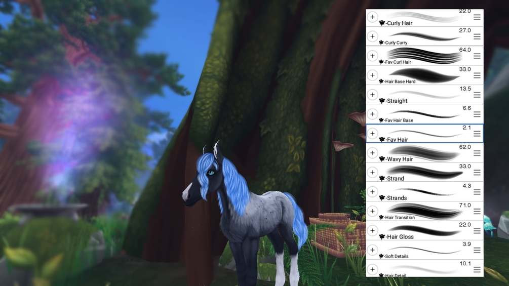 Hair Brushes Ibis Paint X