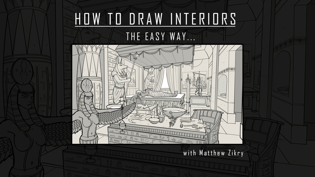 How to Draw Interiors 'The Easy Way'