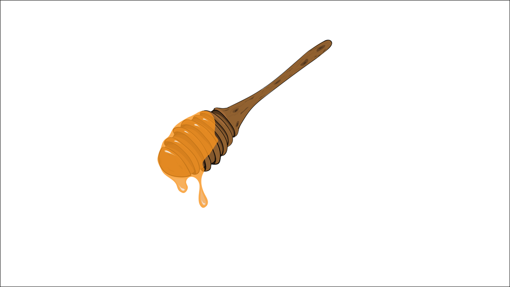 Honey Dipper Illustration