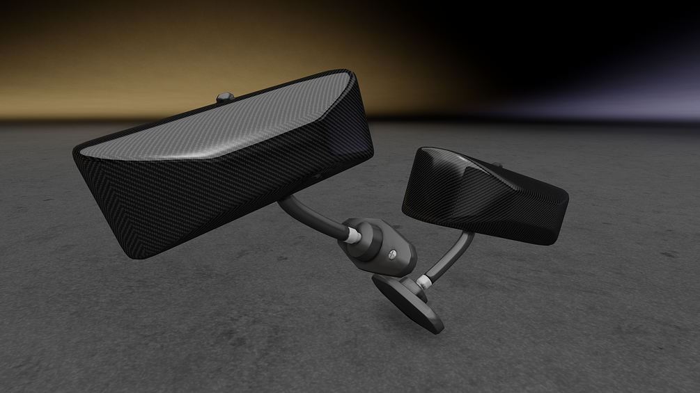 Carbon Fiber Race Mirrors